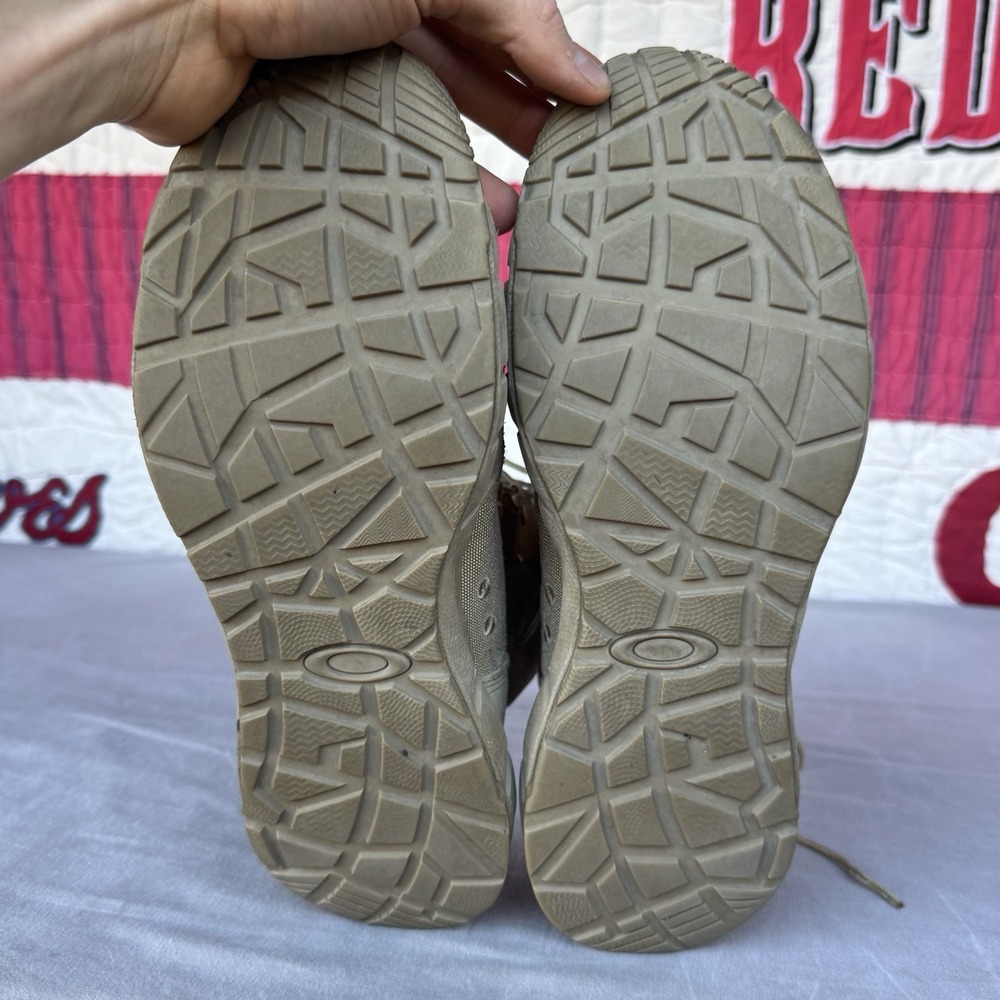 Size 11 - Oakley Boots Mens Beige Suede Combat Tactical Military 11188-889 - Picture 7 of 9